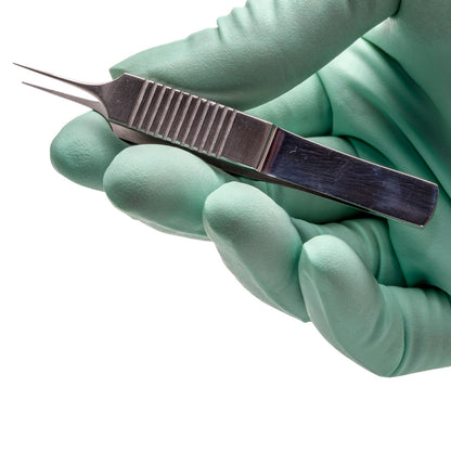 Bonn Suturing Forceps, 7.5 cm, O.5 mm Tip with Tying Platform