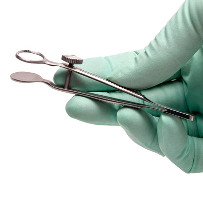 Francis Chalazion Forceps, Locking Thumb Screw