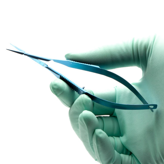 WPI Premium Vannas Spring Scissors, 11 cm, Extra Thin 13 mm Blades, Titanium
