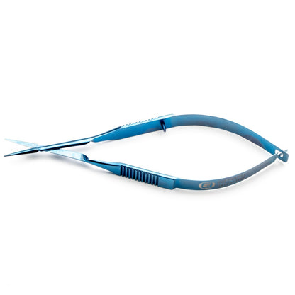 WPI Premium Vannas Spring Scissors, 11 cm, Extra Thin 13 mm Blades, Titanium