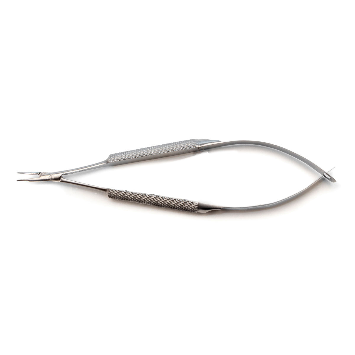Barraquer Needle Holder, 10.5 cm, Curved, Smooth Tips, 6 mm Jaw
