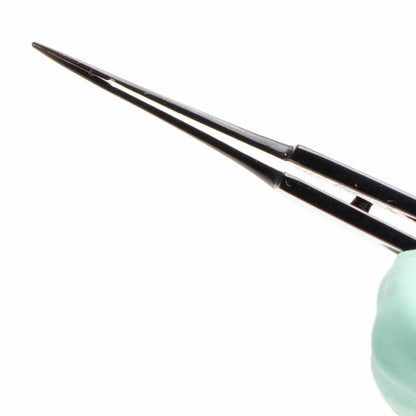 Jaffe Forceps, 10 cm, Curved, 0.3 mm Tips