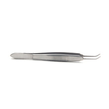Kelman McPherson Forceps 8.5cm (3.35"), Angled, 7.5mm Smooth Jaw, Stainless Steel