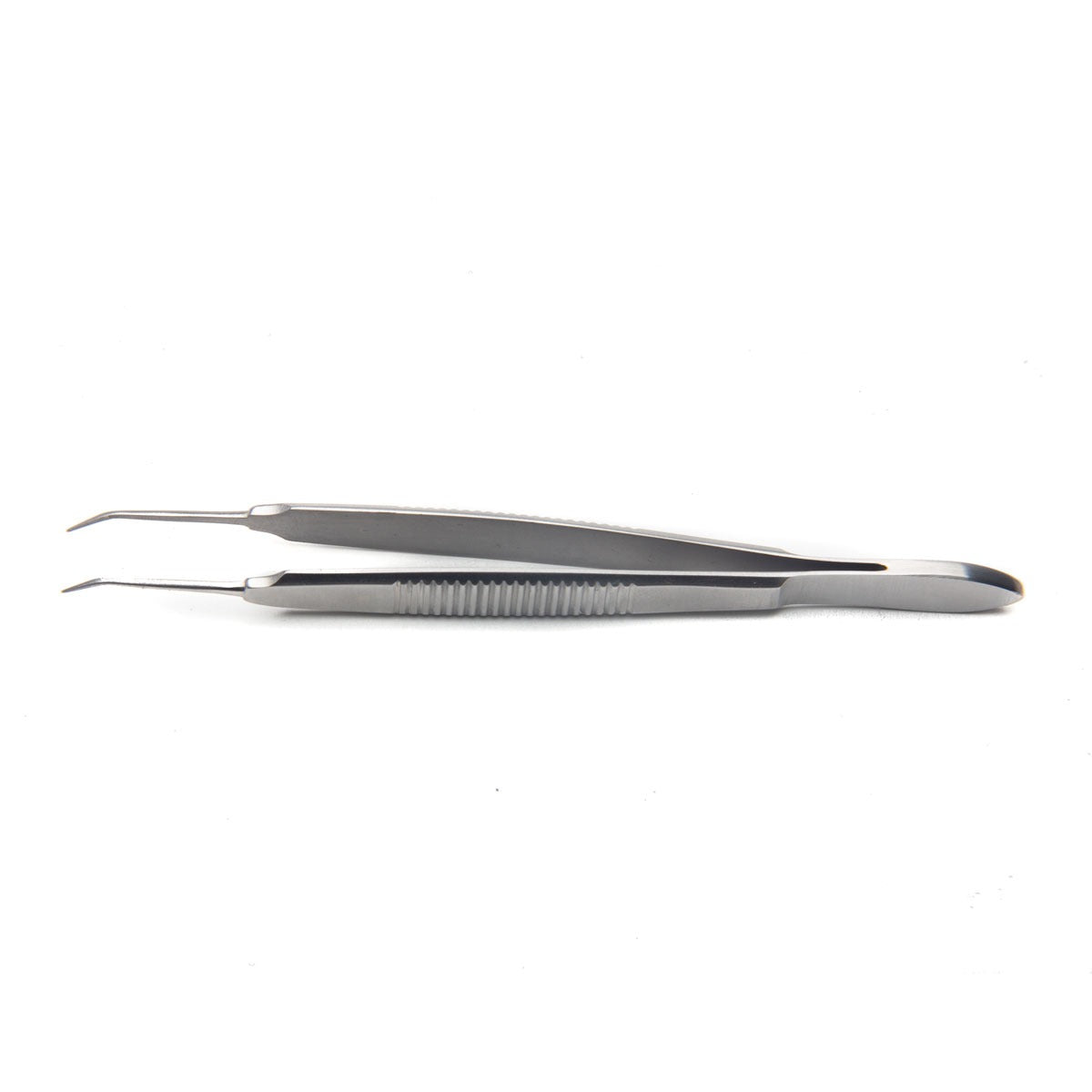 Kelman McPherson Forceps 8.5cm (3.35"), Angled, 7.5mm Smooth Jaw, Stainless Steel