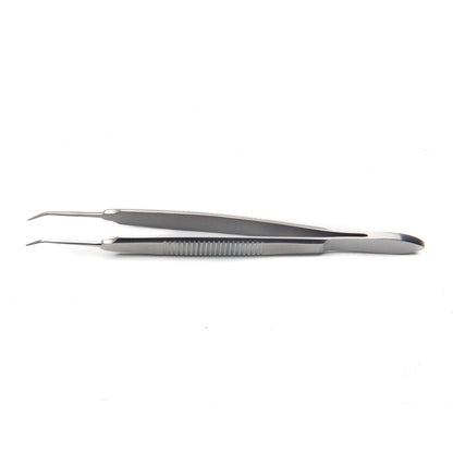 Kelman McPherson Forceps 8.5cm (3.35"), Angled, 7.5mm Smooth Jaw, Stainless Steel