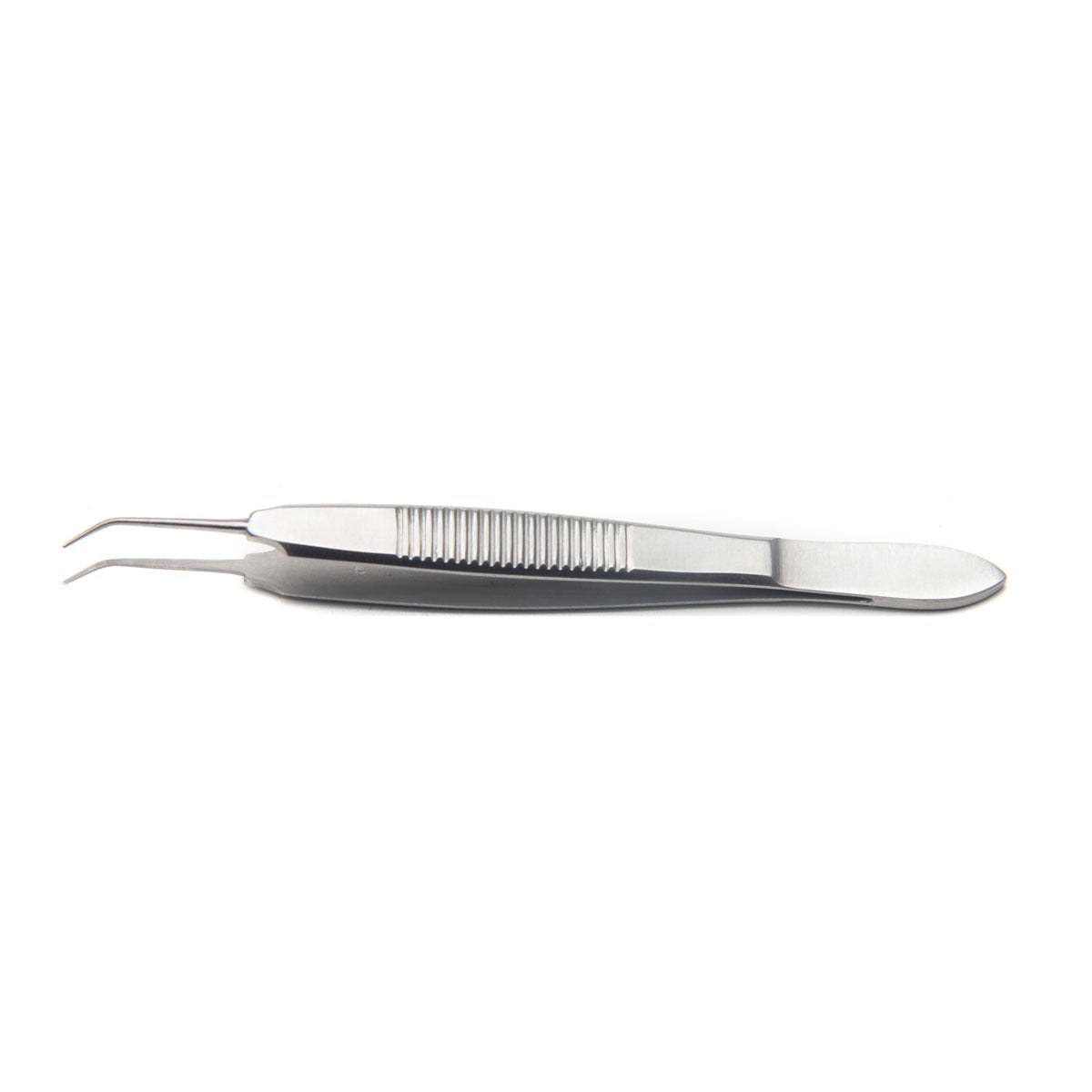 Kelman McPherson Forceps 8.5cm (3.35"), Angled, 7.5mm Smooth Jaw, Stainless Steel