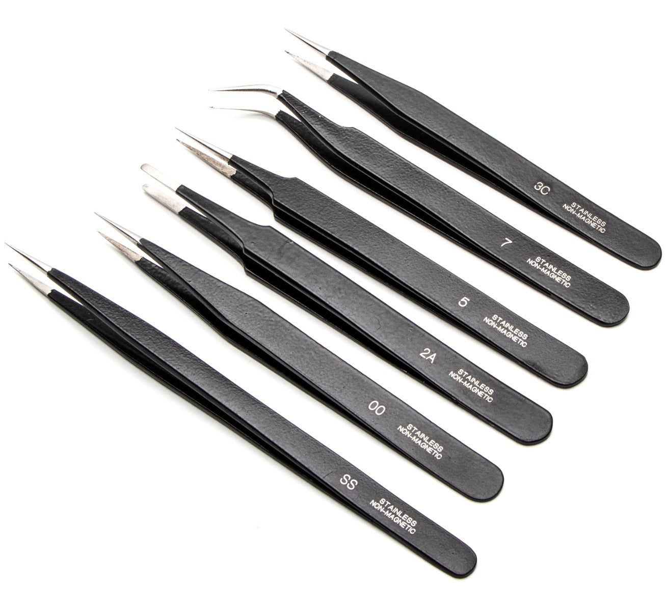 Non Magnetic Forceps Kit, 6 PCS