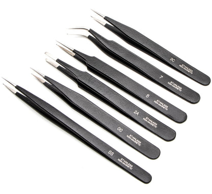Non Magnetic Forceps Kit, 6 PCS