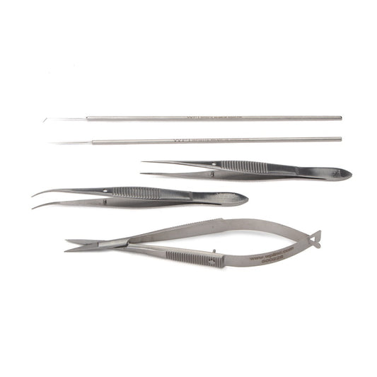 Zebrafish Surgical Instrument Kit II, 5 Pieces