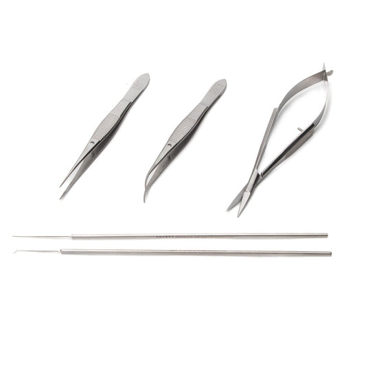 Zebrafish Surgical Instrument Kit II, 5 Pieces